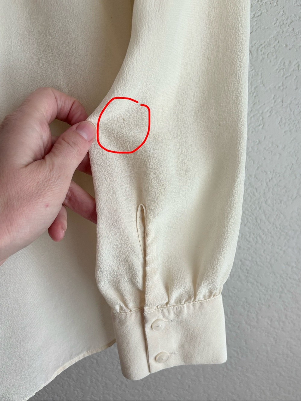 & Other Stories Paris Atelier Silk Cream Tie Neck Bow Blouse Shirt Size 0 XS - Picture 7 of 7